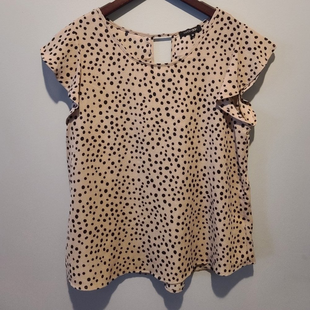 Papermoon Kiera Keyhole Back Blouse